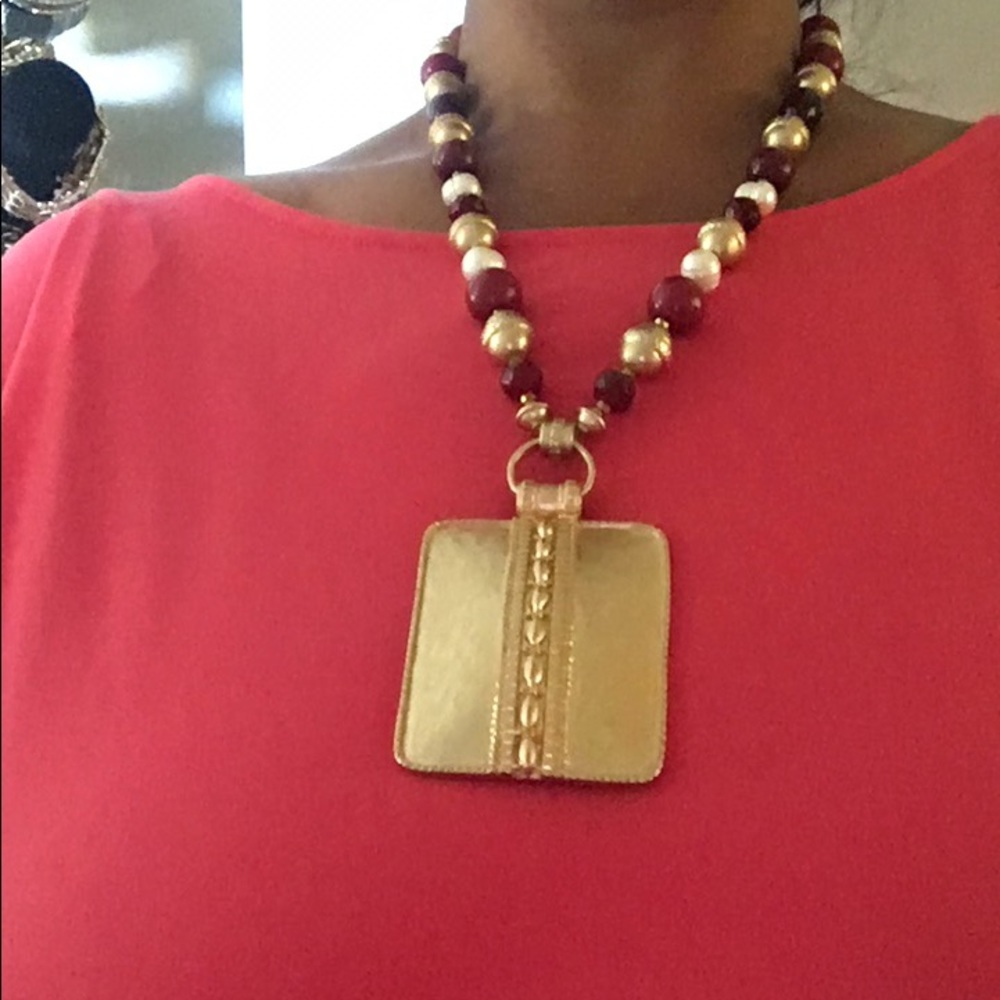 Necklace Statement piece with matching earrings
